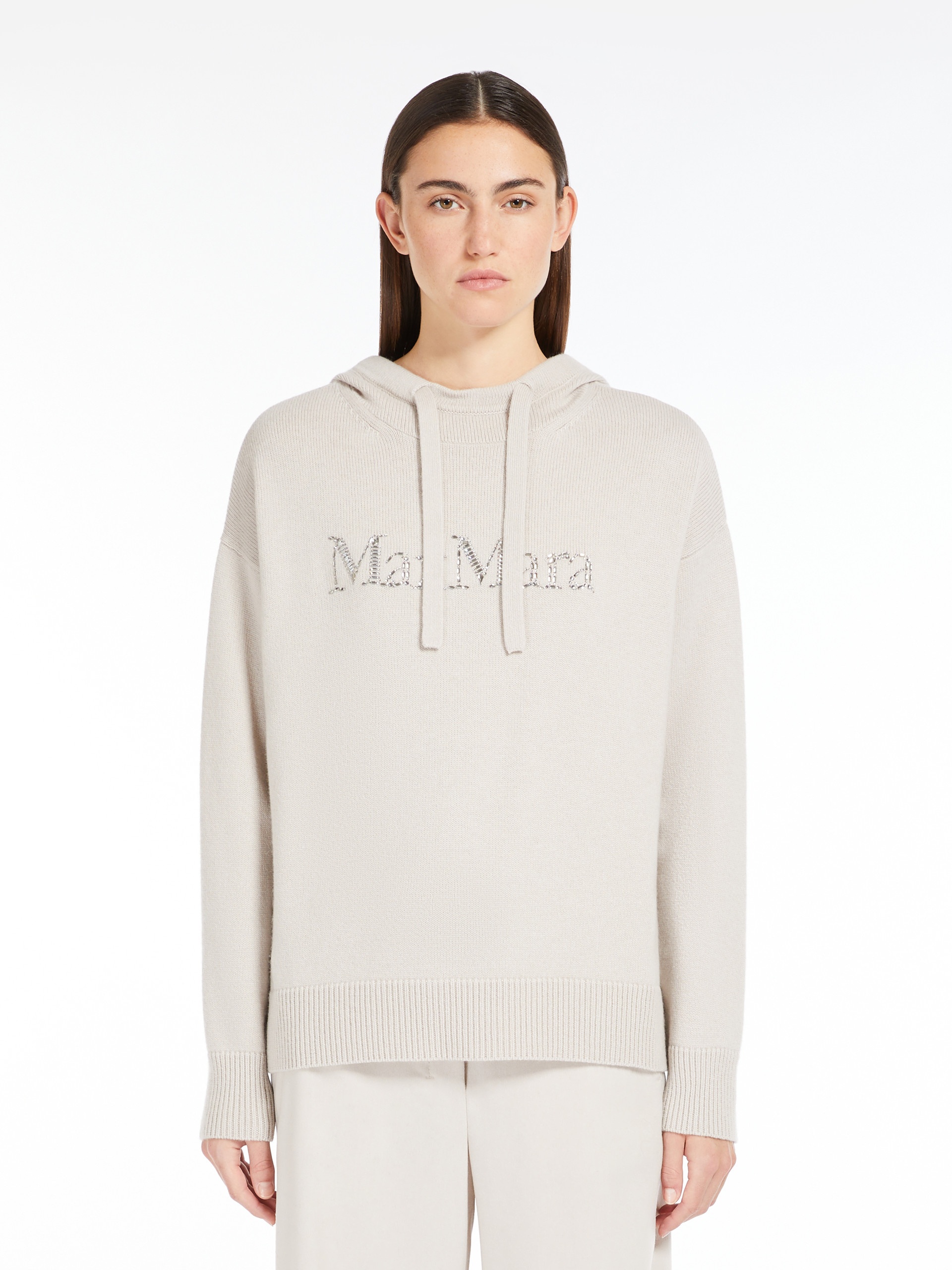 GORIZIA Wool and cashmere knit sweatshirt - 3