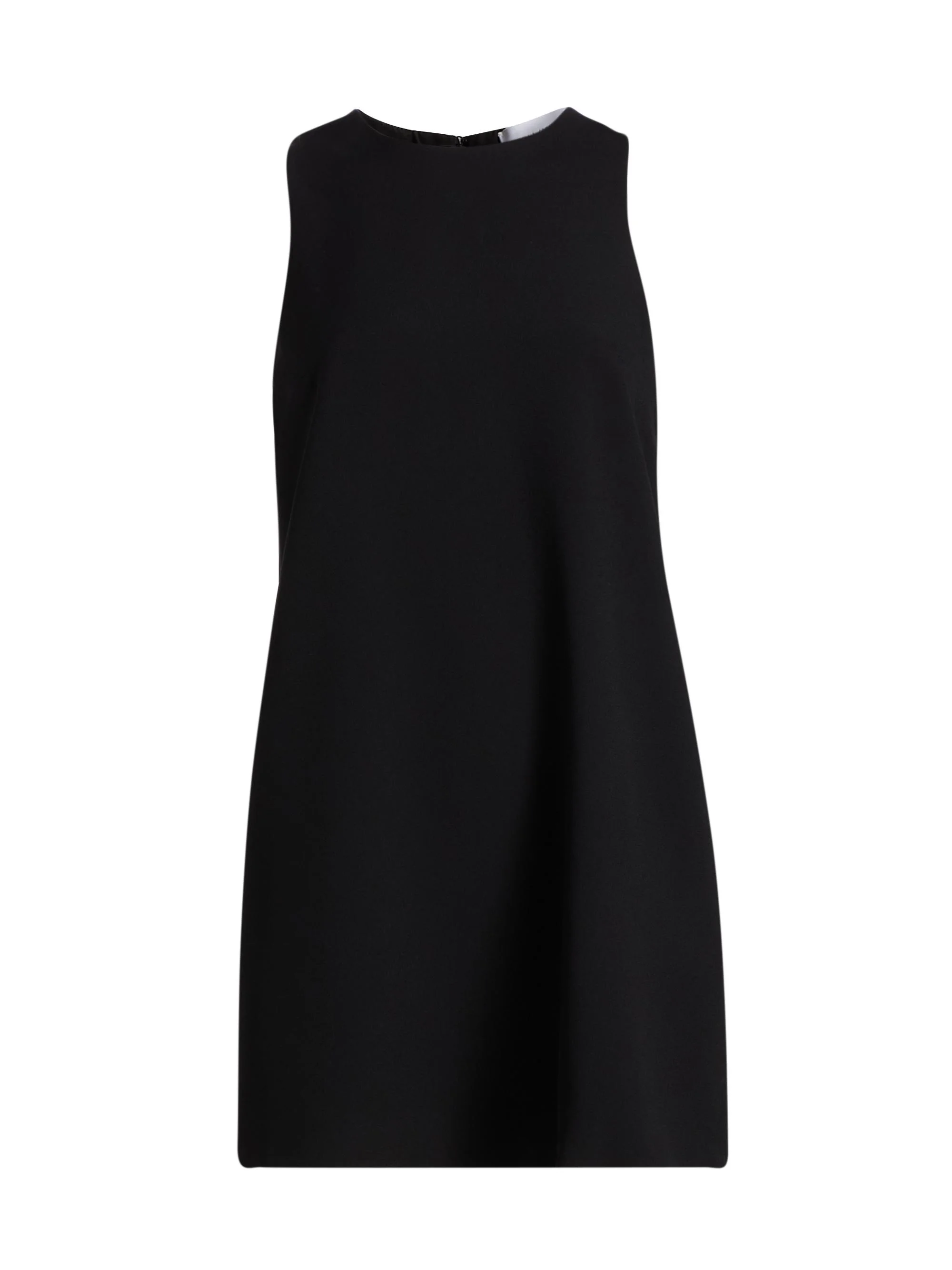 Women's Crepe Shift Dress - Black - 1