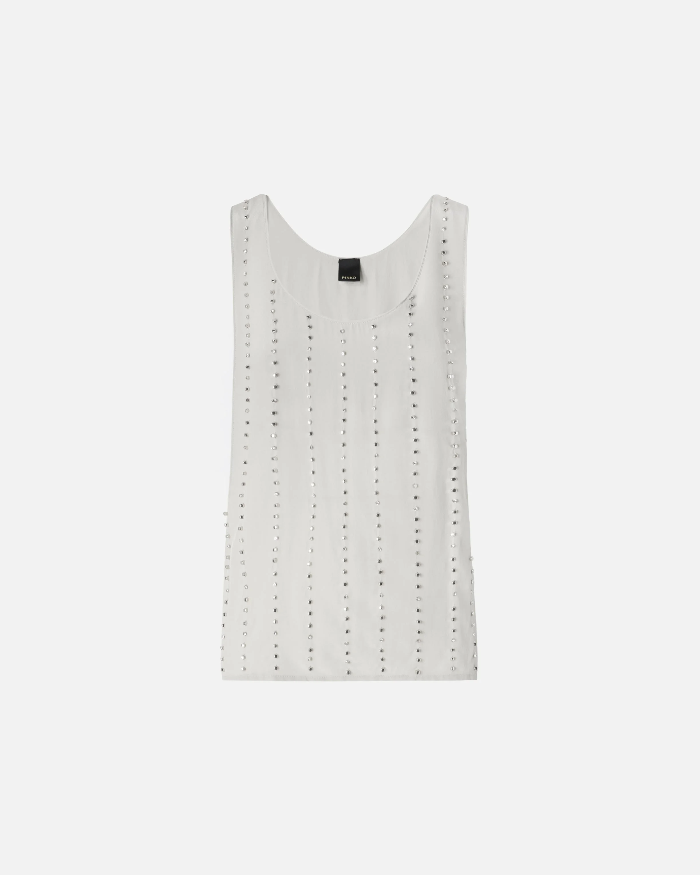 VEST TOP WITH JEWEL STRIPES - 1