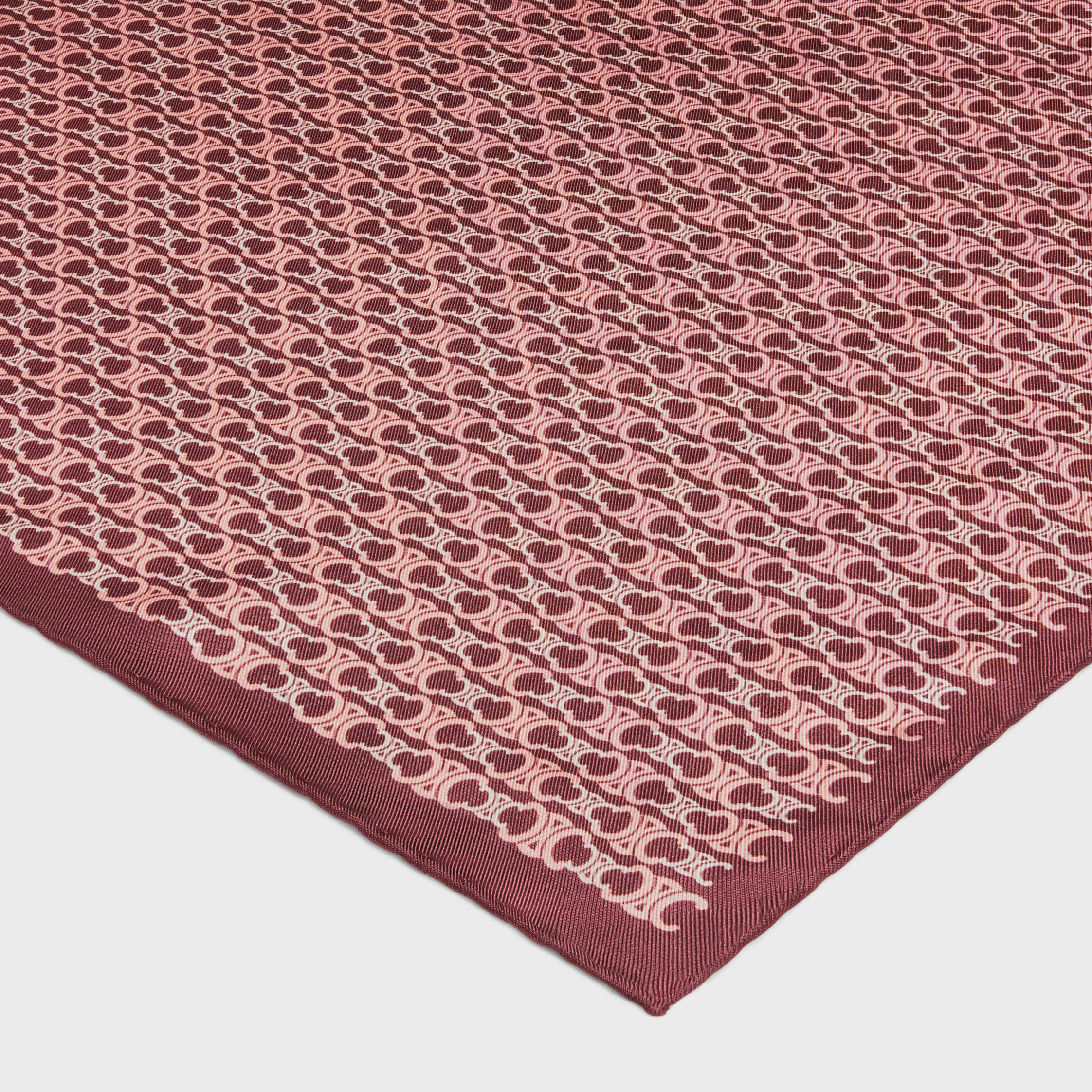 scarf in triomphe chain silk twill - 2