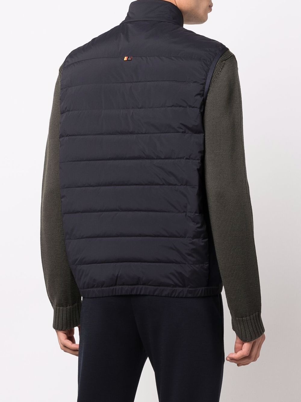 zipped padded gilet - 4