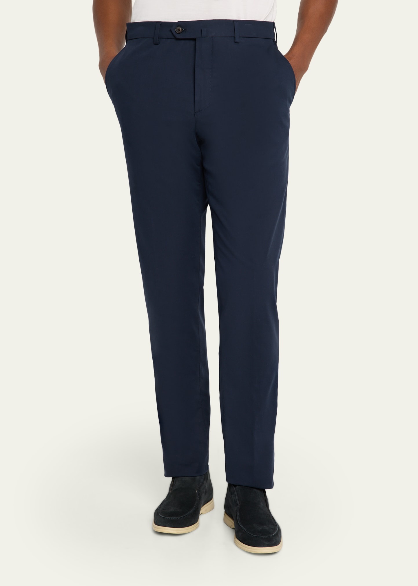 Men's Carlo Hyannis Straight Cotton Trousers - 4