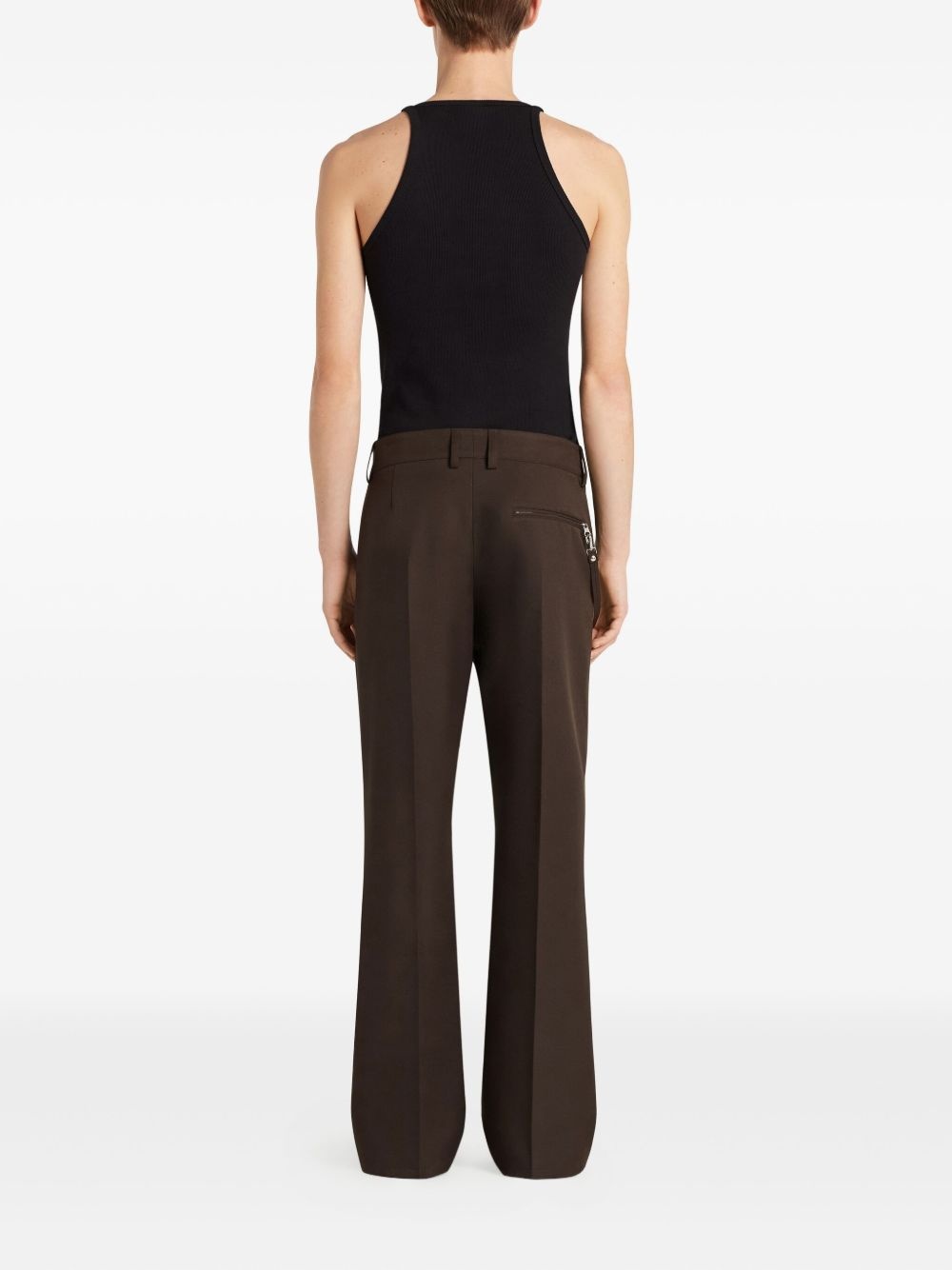 scoop-neck sleeveless tank - 4