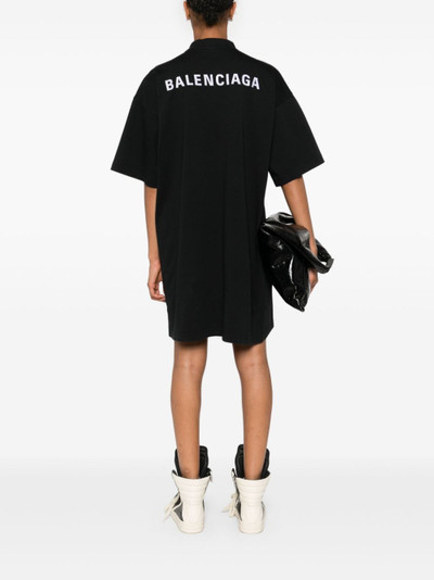 BALENCIAGA embroidered-logo mini dress outlook