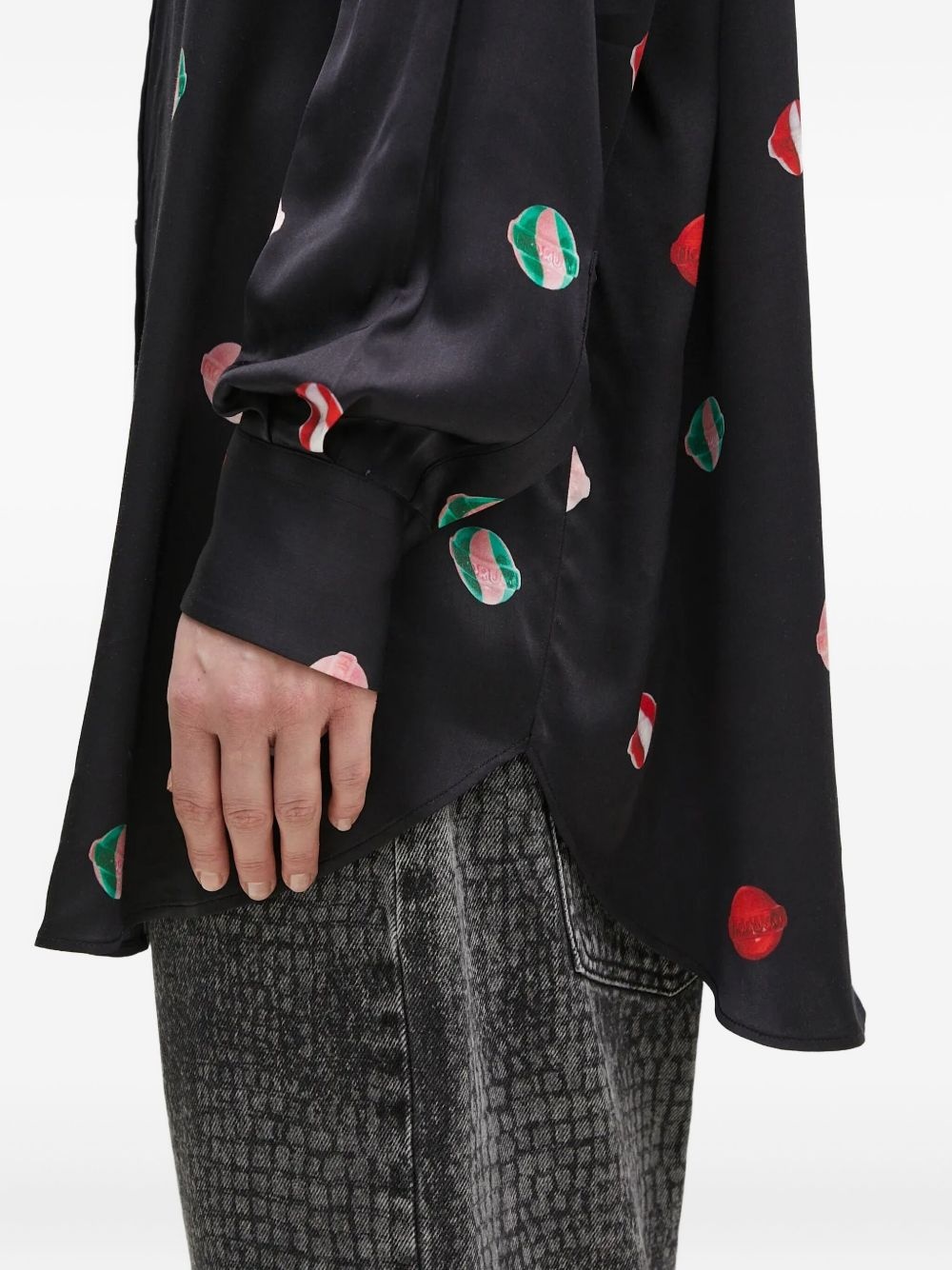 graphic-print shirt - 5
