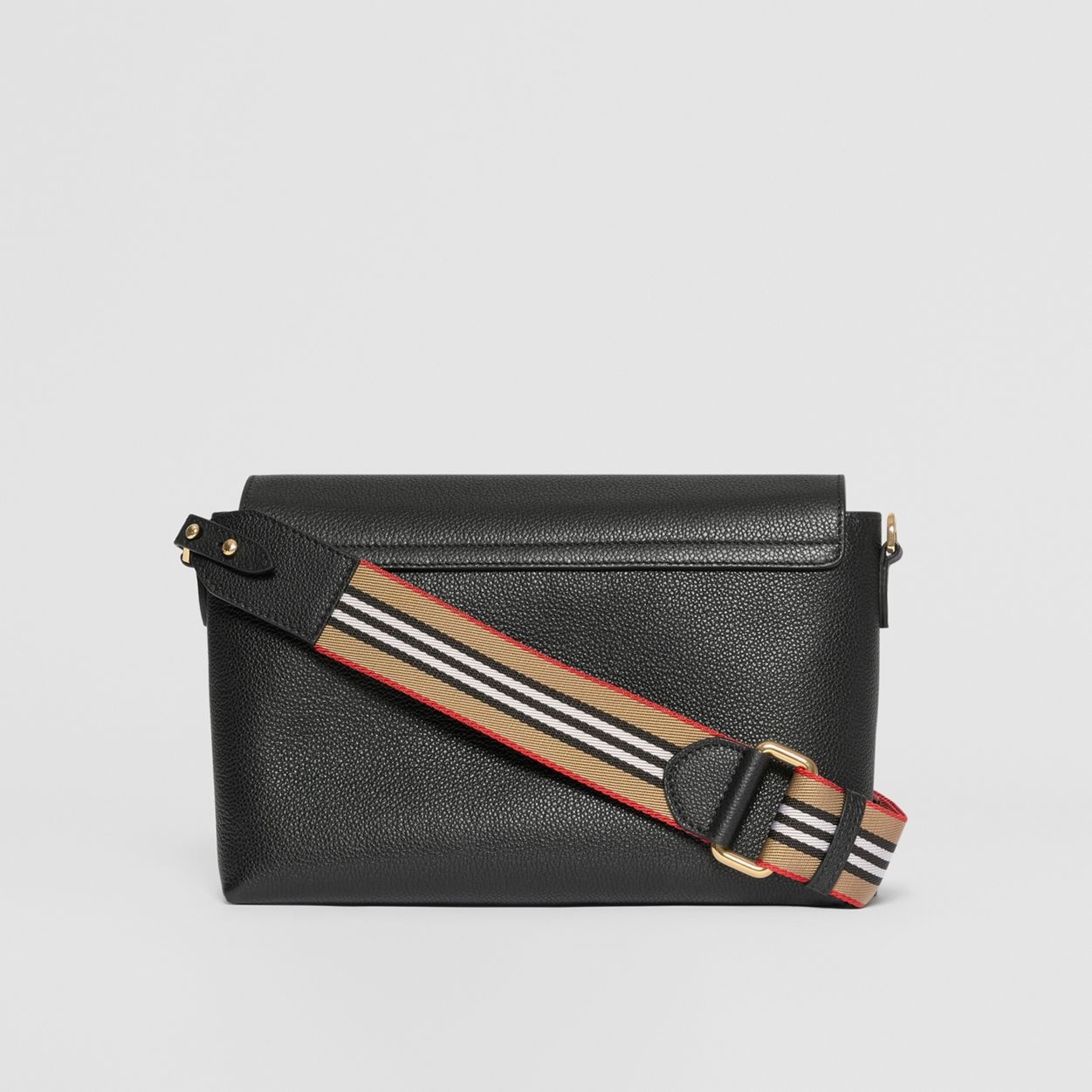 Grainy Leather Note Crossbody Bag - 8