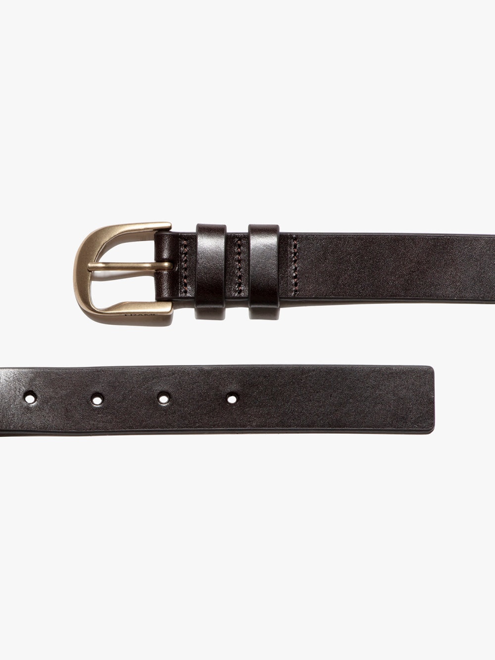 Twist Buckle Belt in Espresso - 2