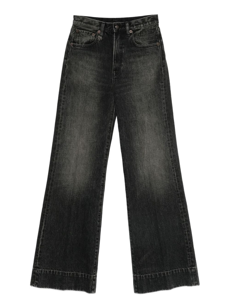 faded-effect jeans 1