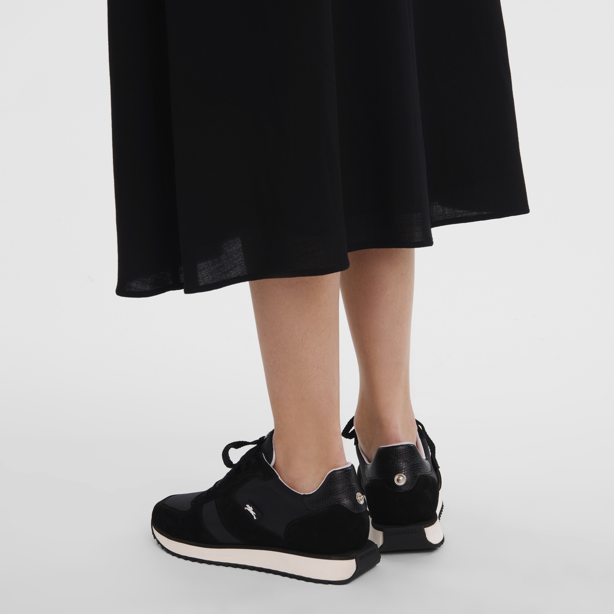 Le Pliage Green Sneakers Black - Leather - 6
