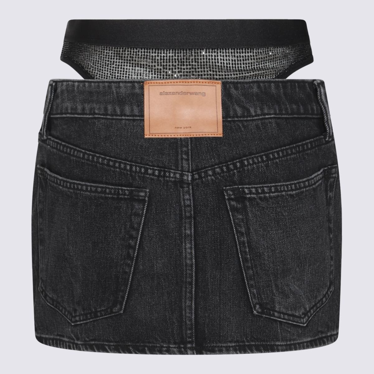 Alexander Wang Grey Cotton Skirt - 2