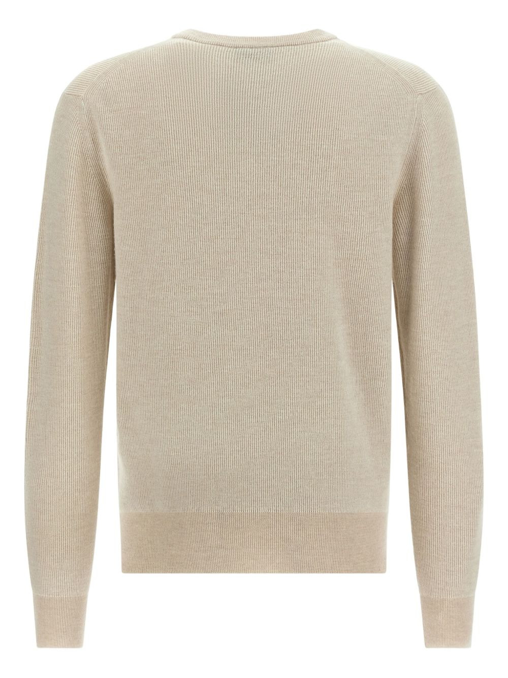 ribbed crew-neck sweater - 2