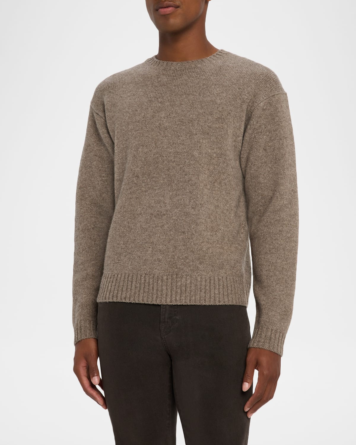 Men's Yak Wool Knit Crewneck Sweater - 4