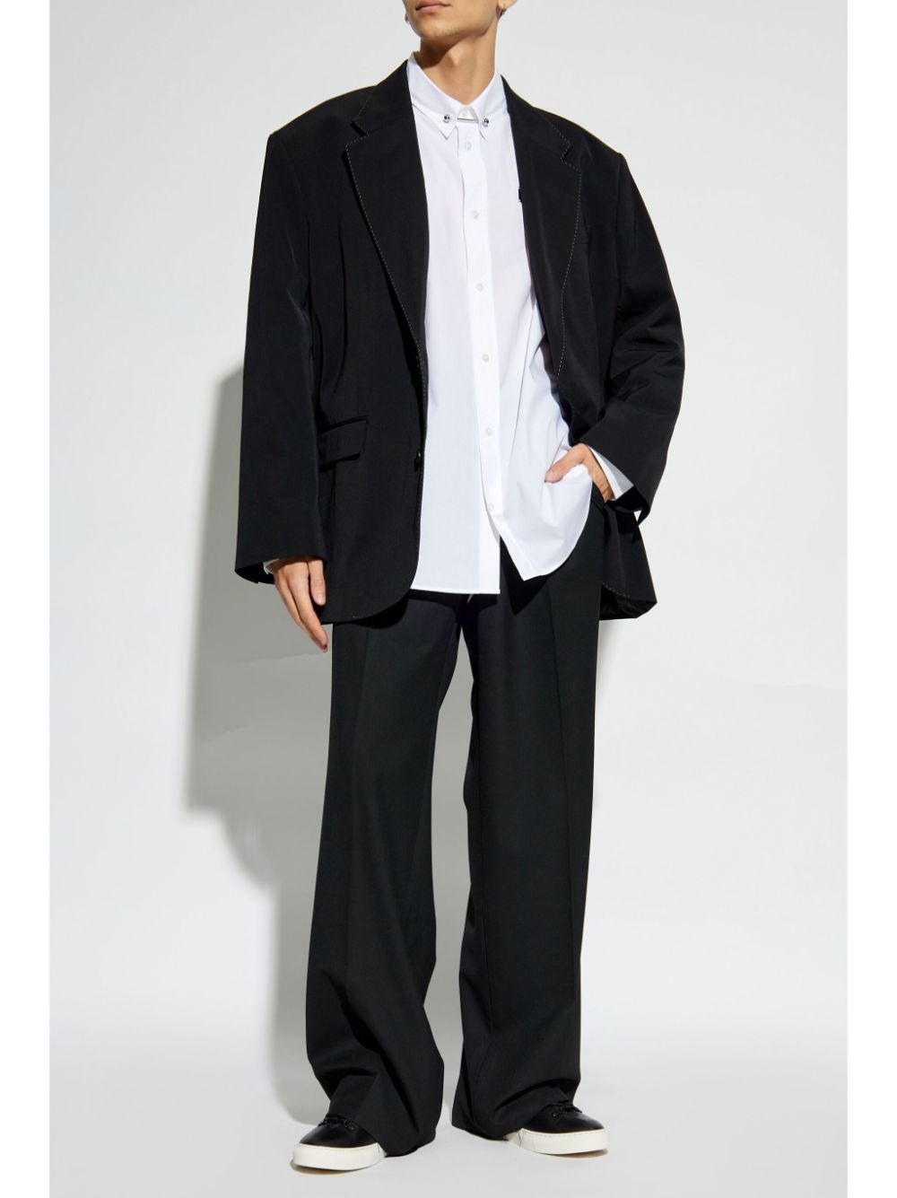 logo-appliquÃ© shirt - 2