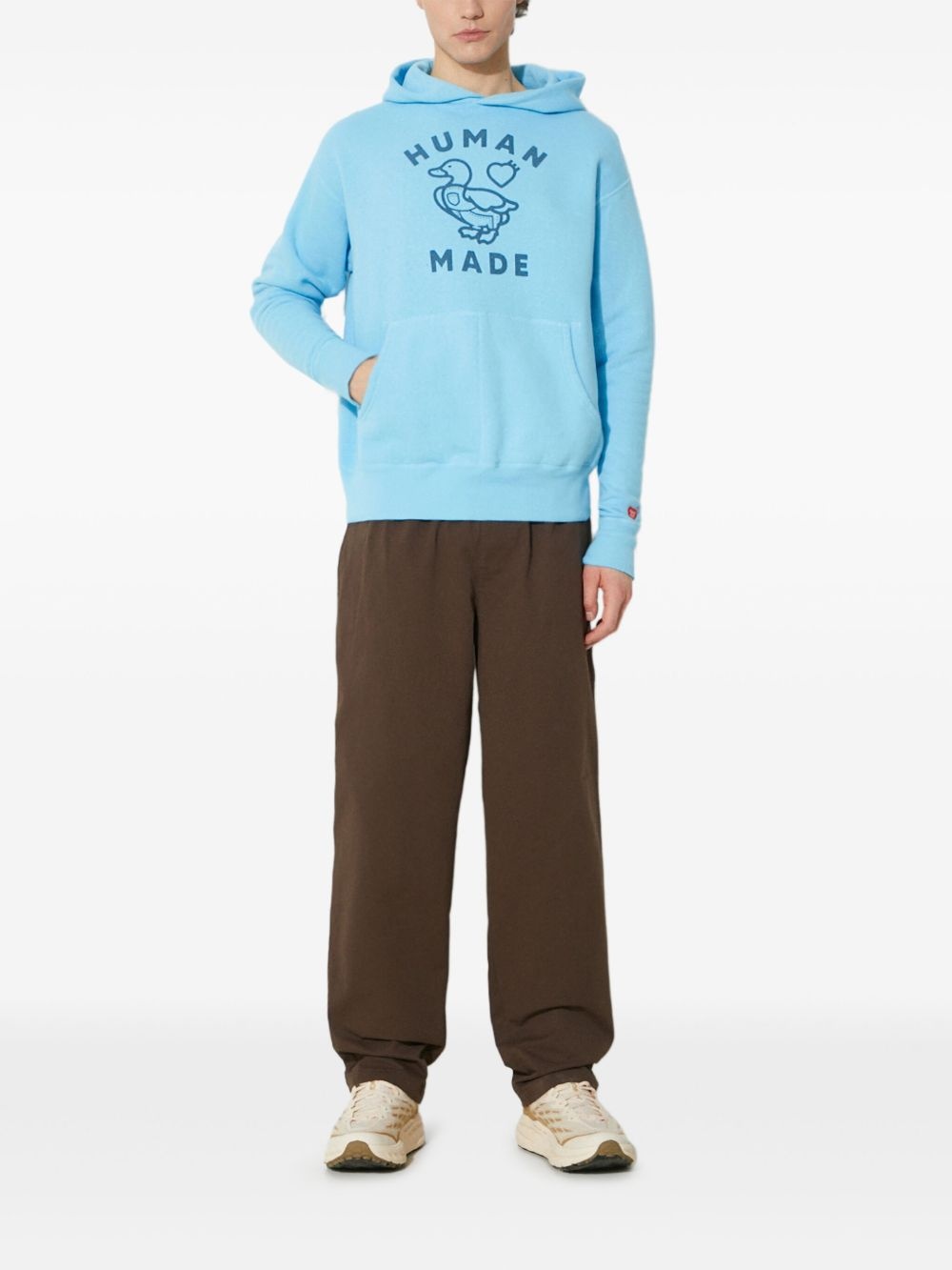 logo-print hoodie - 2