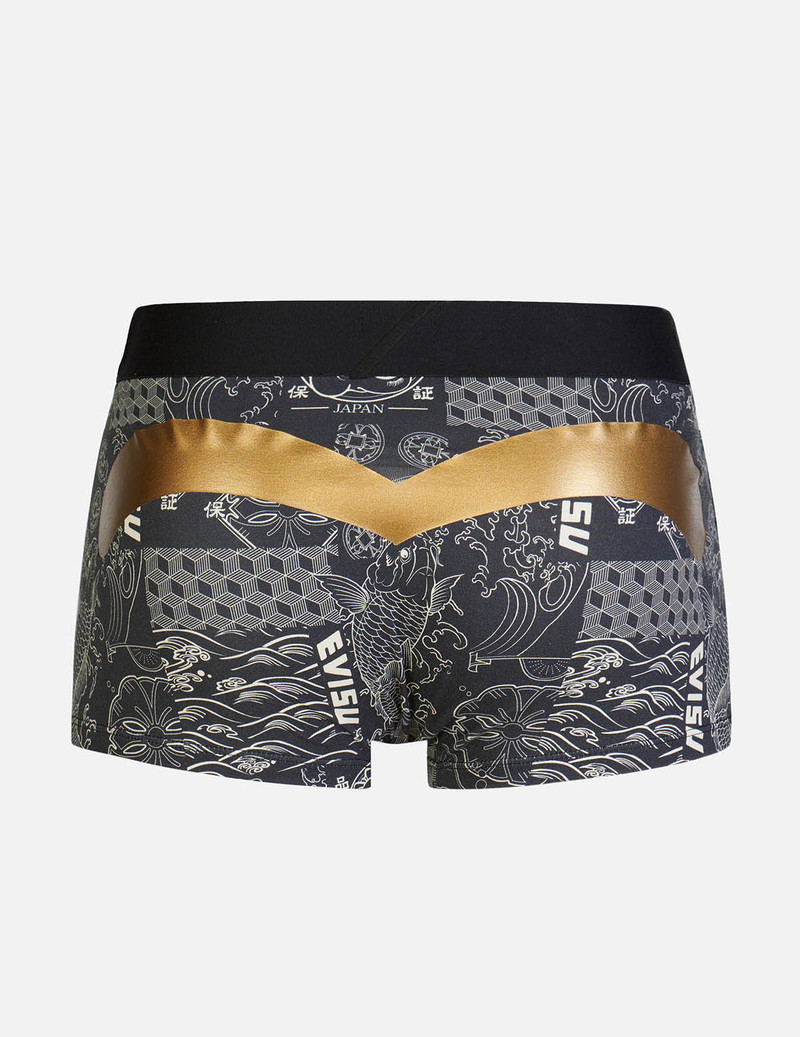 EVISU ALLOVER JAPANESE PATTERN PRINT TRUNKS outlook