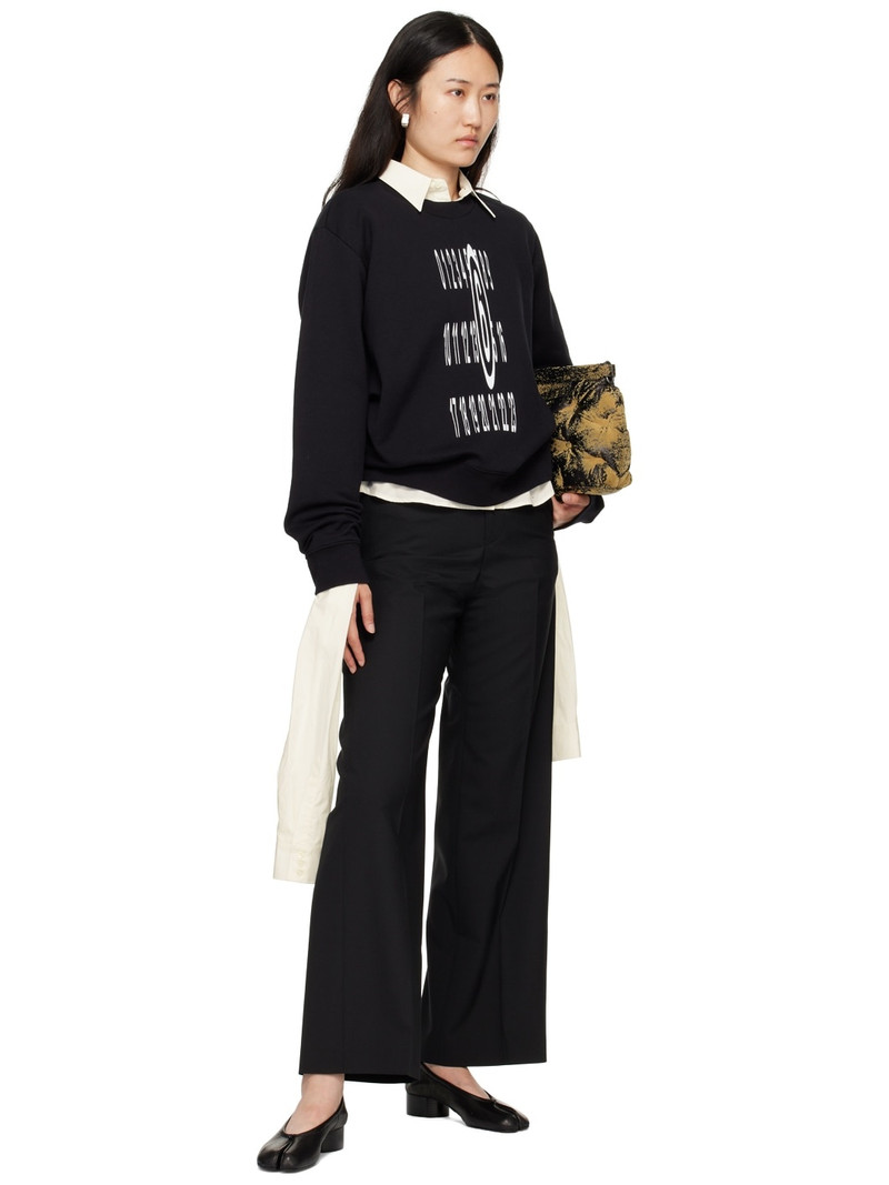 MM6 Maison Margiela Black Stitch Trousers outlook