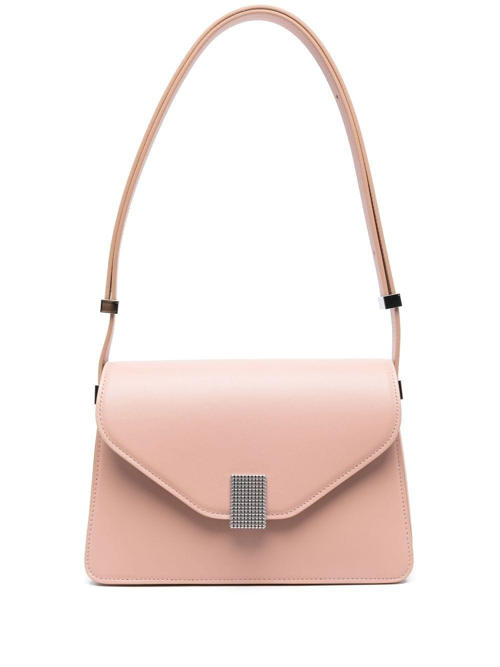 studded leather shoulder bag - 1