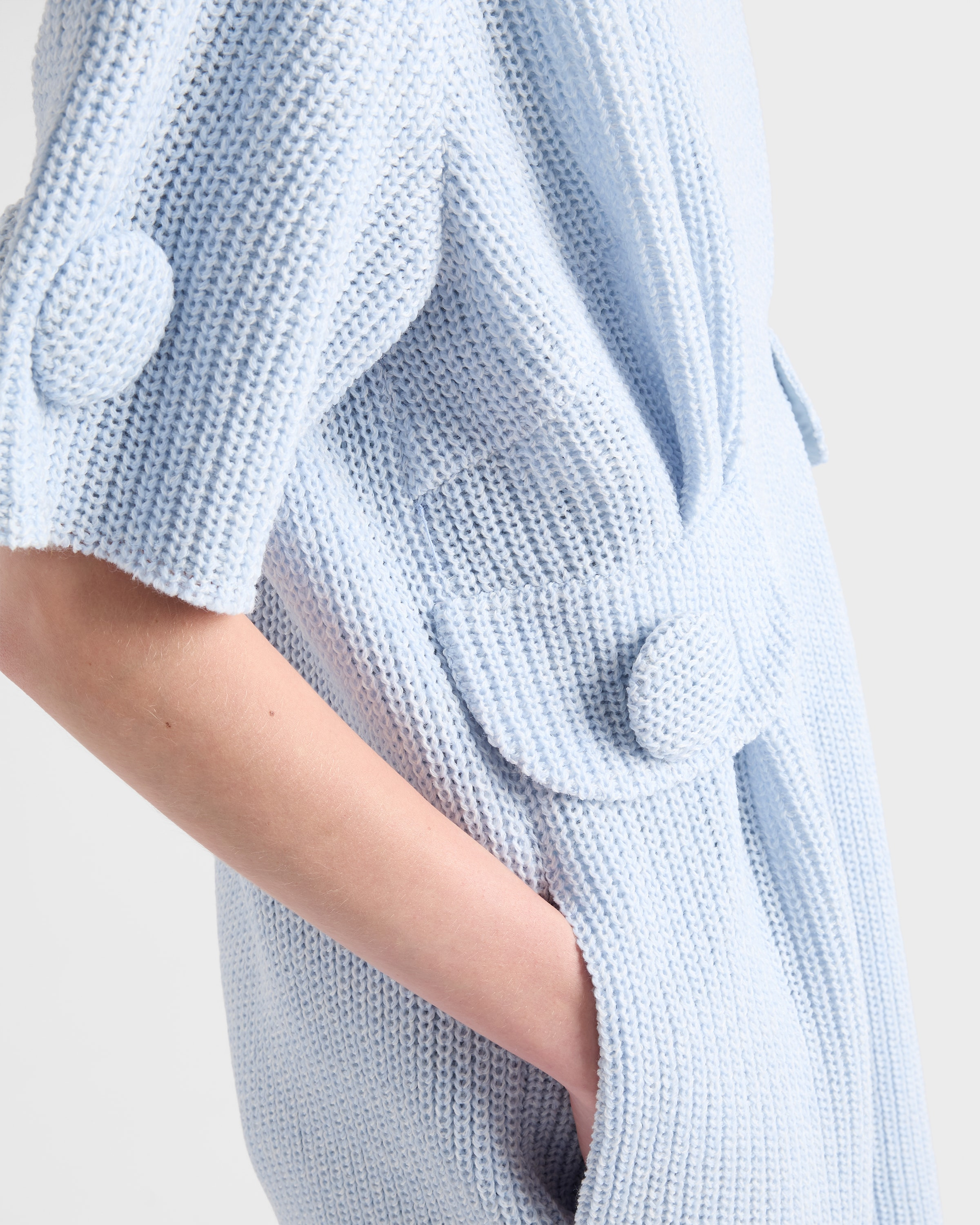 Mouliné wool knit dress - 6