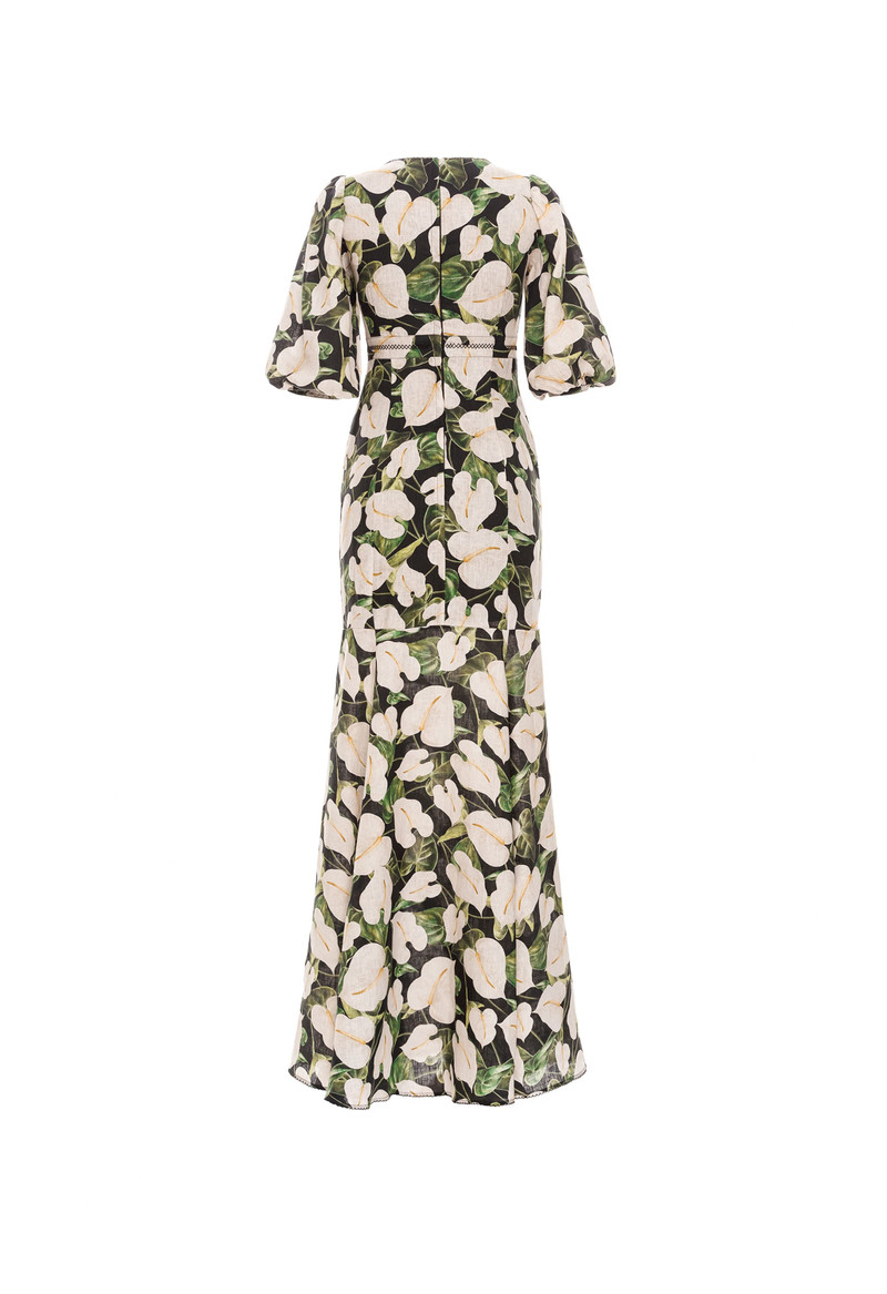 Clavel Anturios Black Maxi Dress 3
