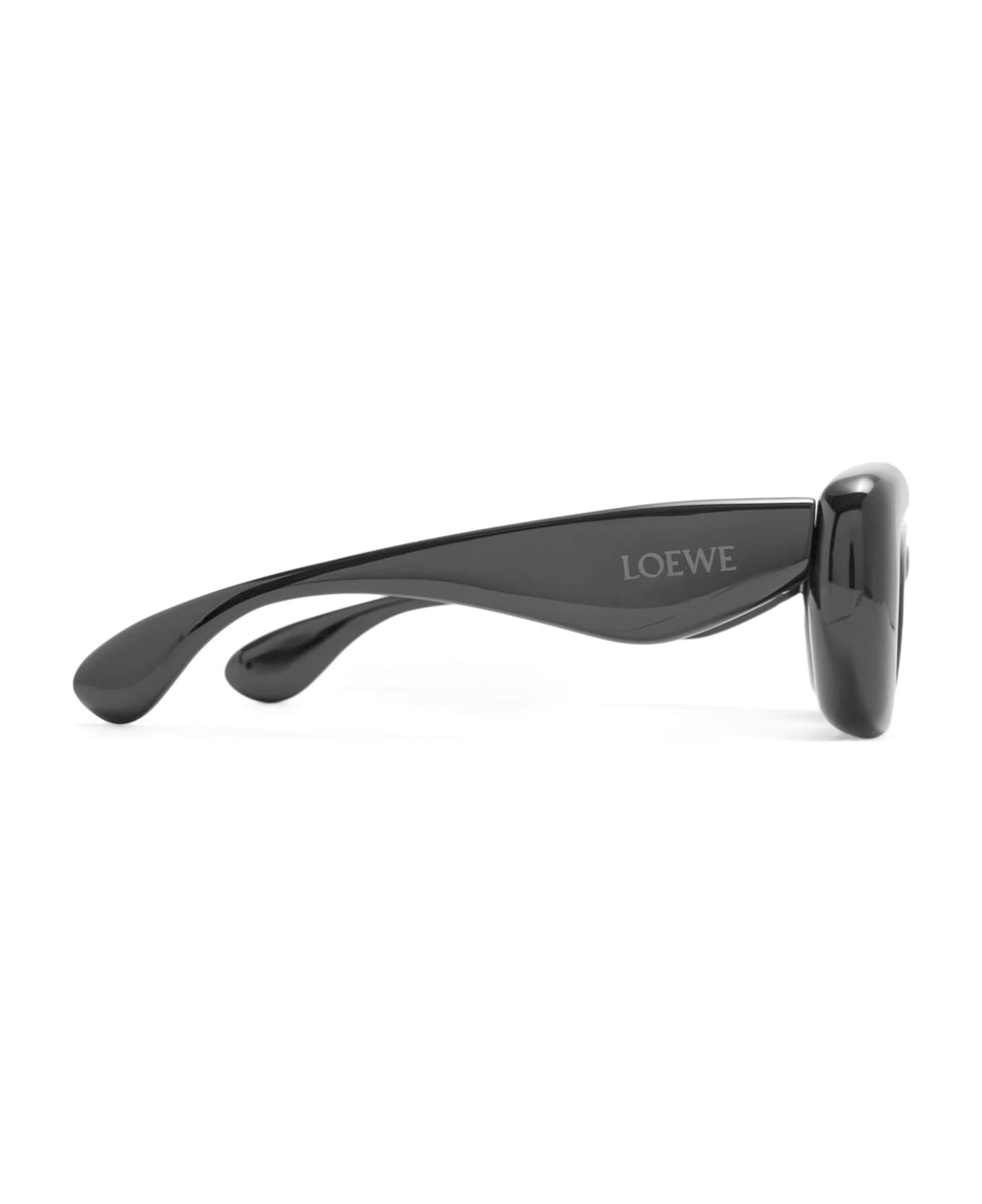 Lw40117i - Shiny Black Sunglasses - 3