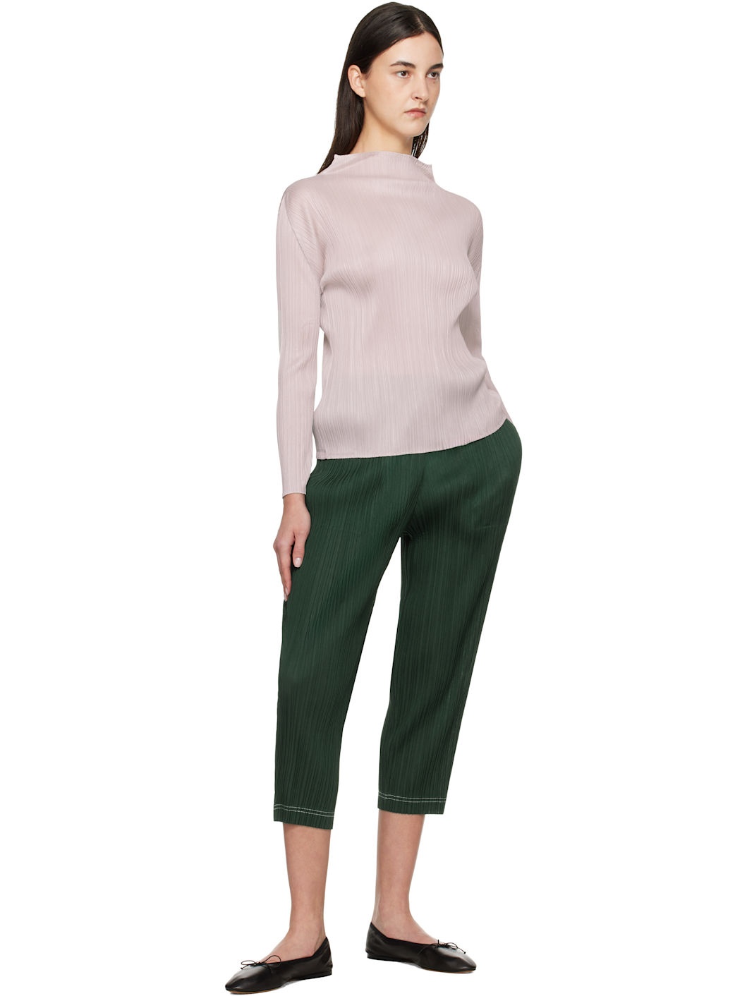 Beige New Colorful Basics 4 Top - 4