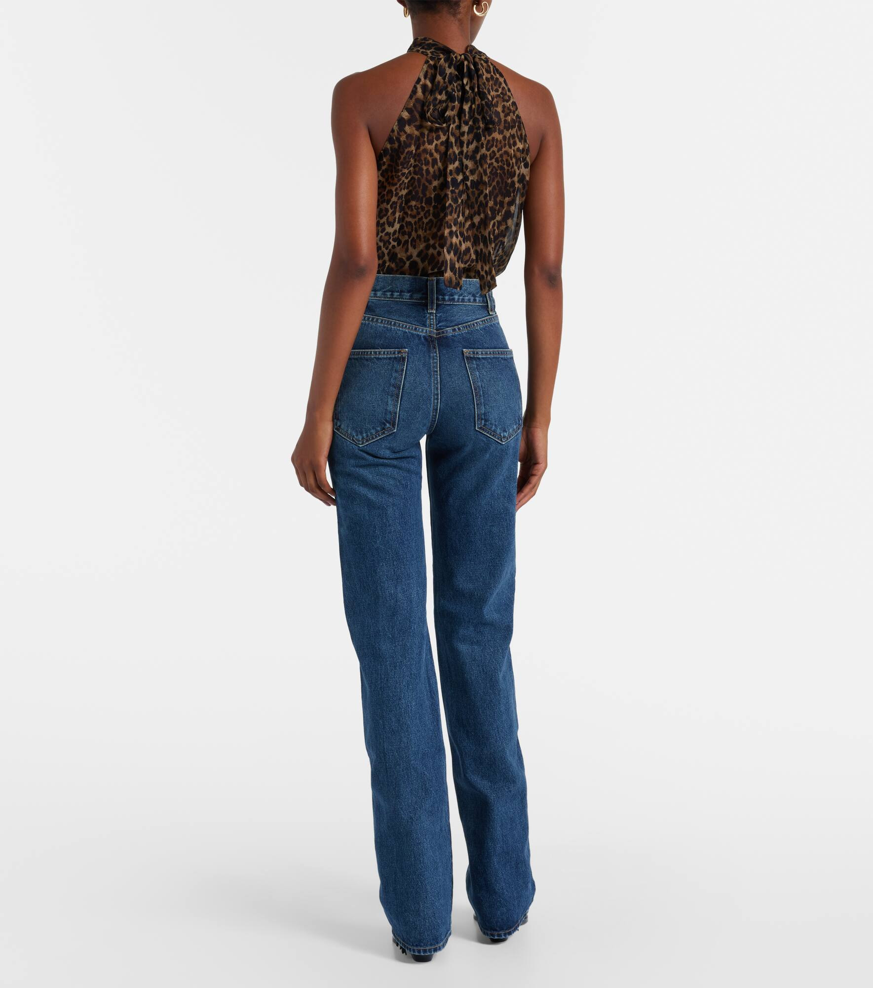 Joan mid-rise straight jeans - 3