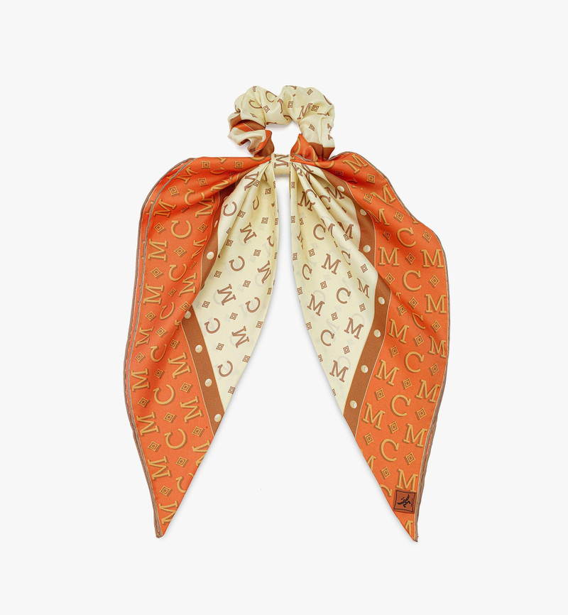 MCM Upcycling Project Scarf Scrunchie in Organic Silk outlook