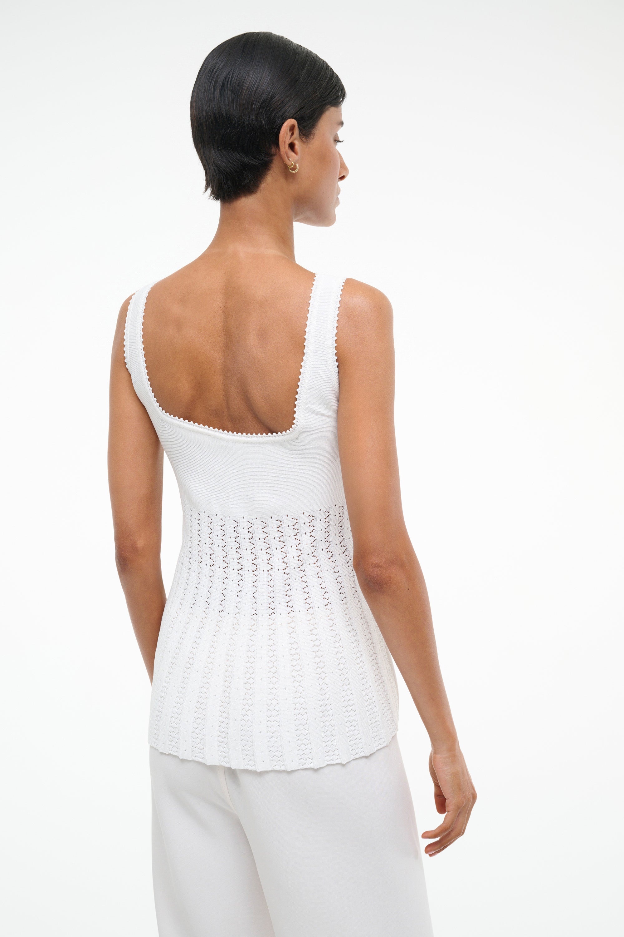 STAUD ELLEN TOP IVORY - 4