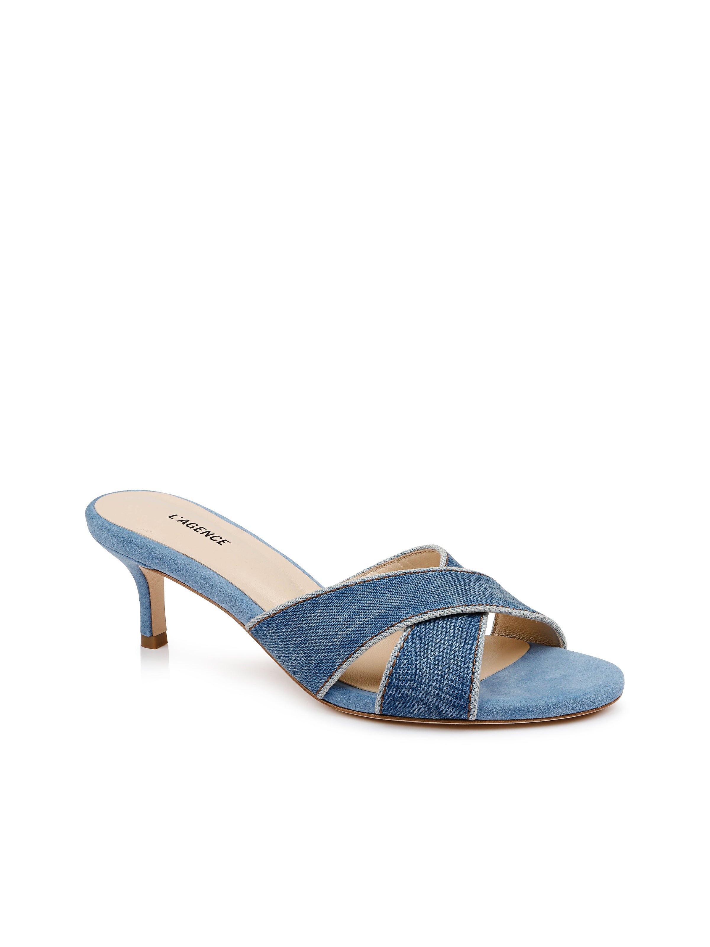 Aveline Kitten-Heel Sandal - 2