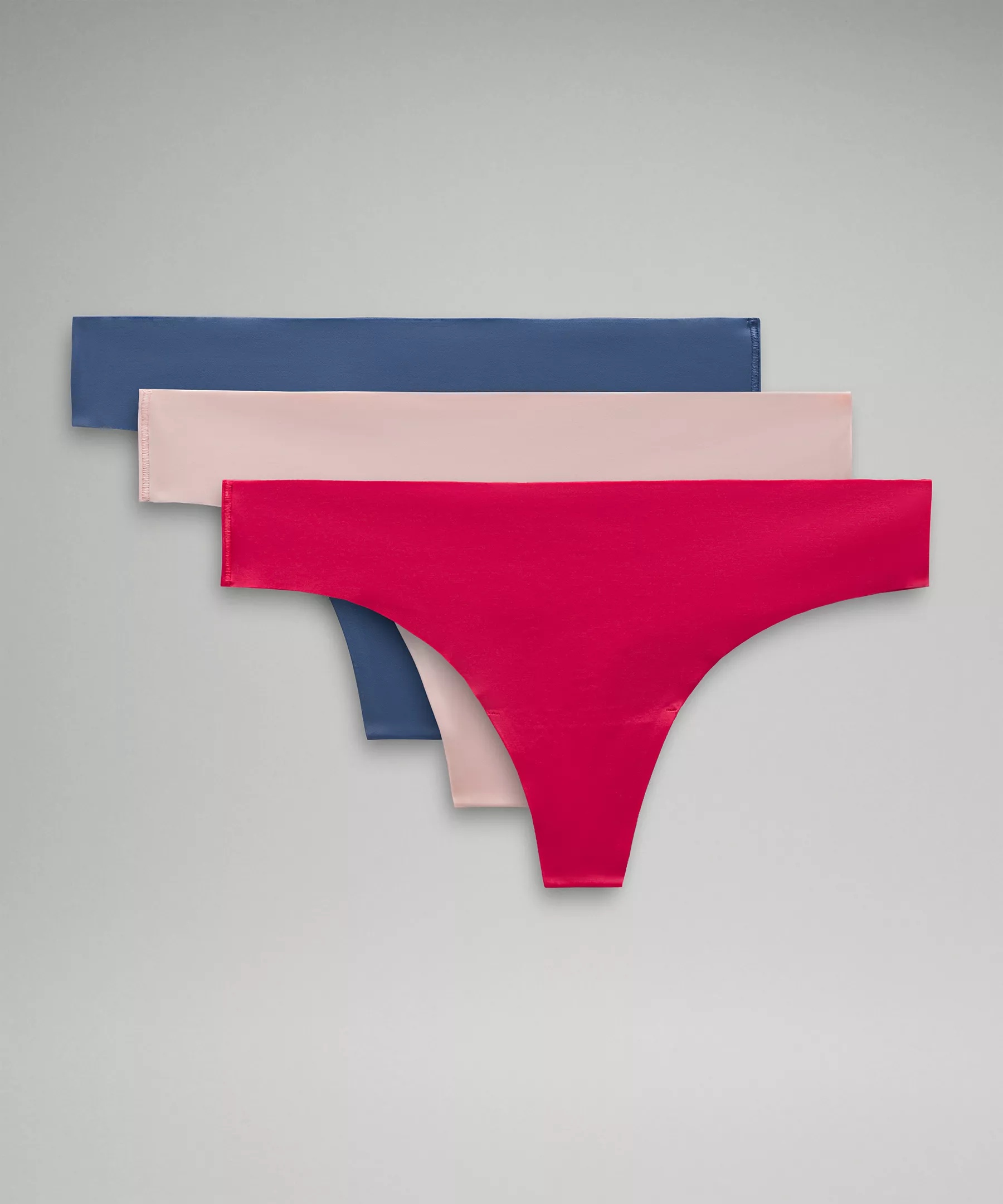 InvisiWear Mid-Rise Thong Underwear *3 Pack - 1