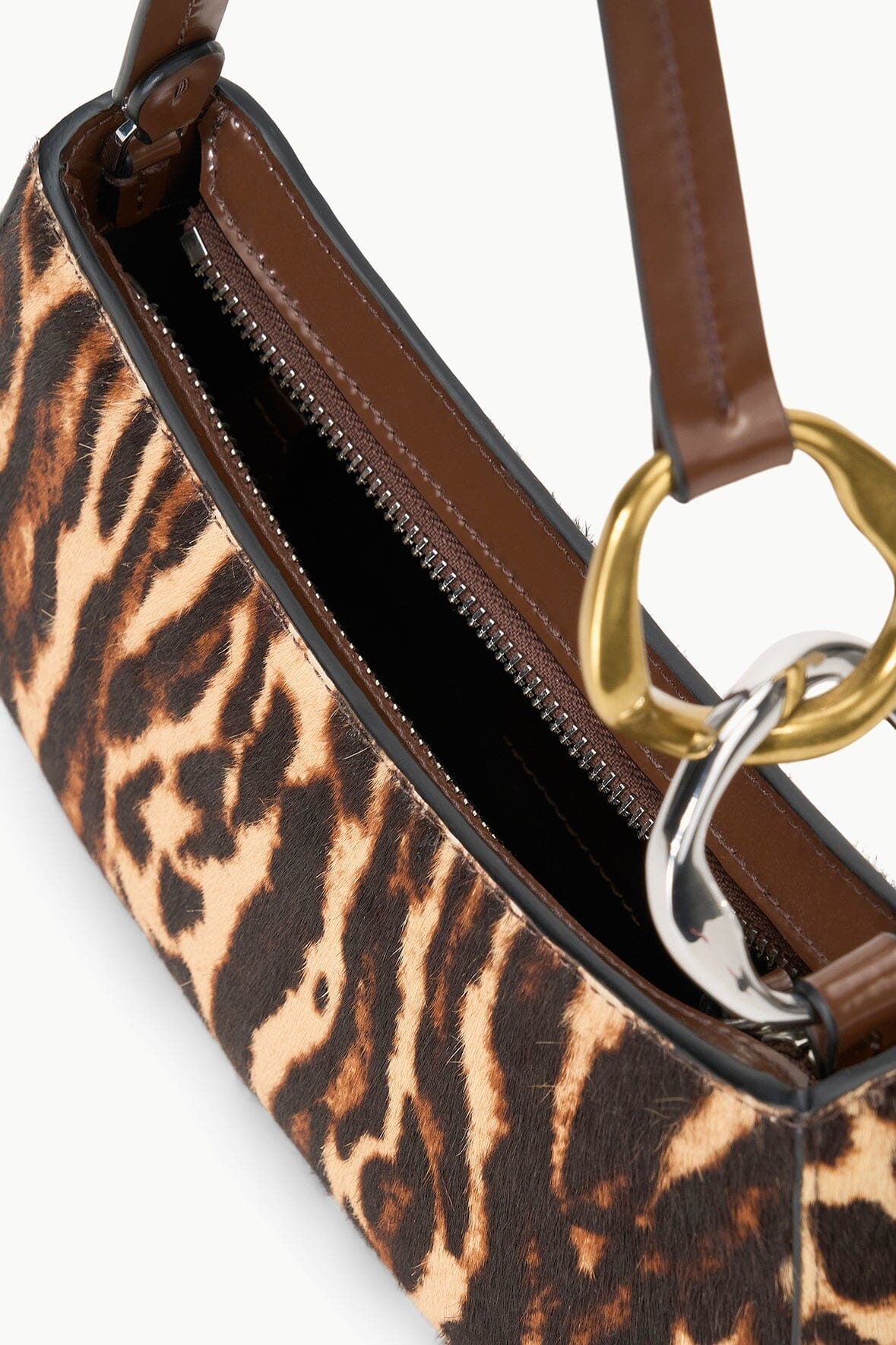 STAUD OLLIE BAG LADY LEOPARD CACAO - 6