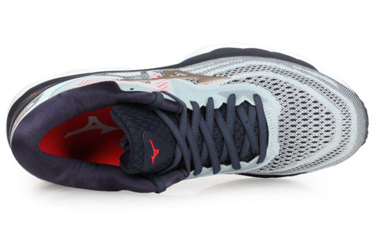 Mizuno Wave Sky 4 Running Shoes Grey/Blue J1GC200242 - 3