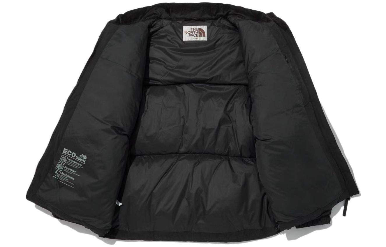 THE NORTH FACE FW22 Logo Puffer Down Jacket 'Black' NJ1DN59J - 3