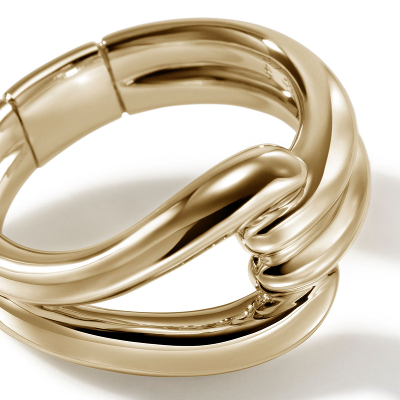 JOHN HARDY Surf Link Ring, Gold outlook