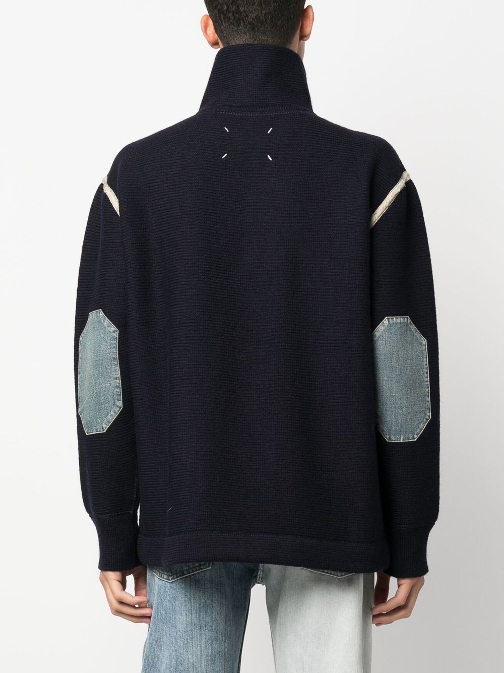 high-neck long-sleeve jumper - 4
