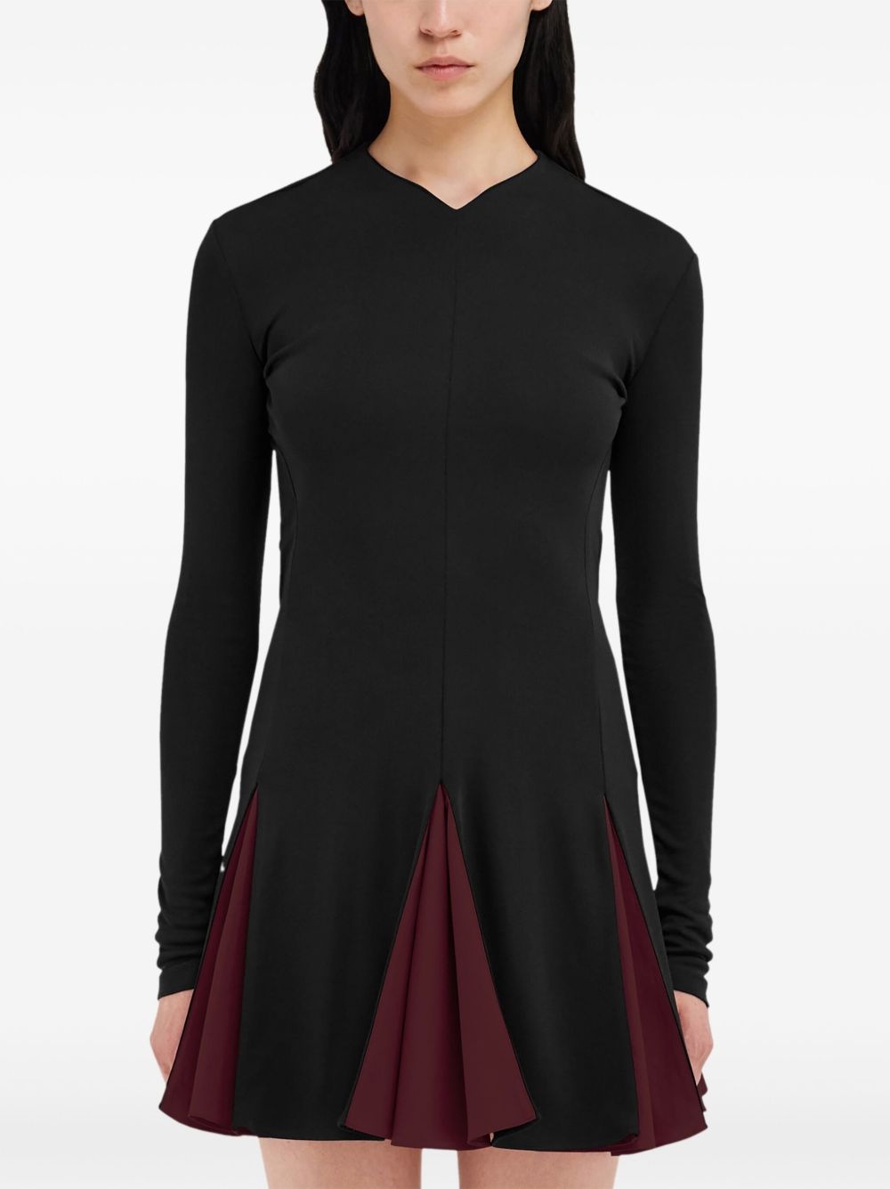 ribbed mini dress - 3