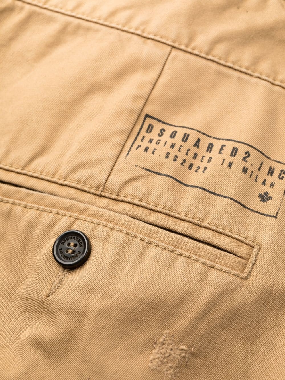 distressed tapered trousers - 6