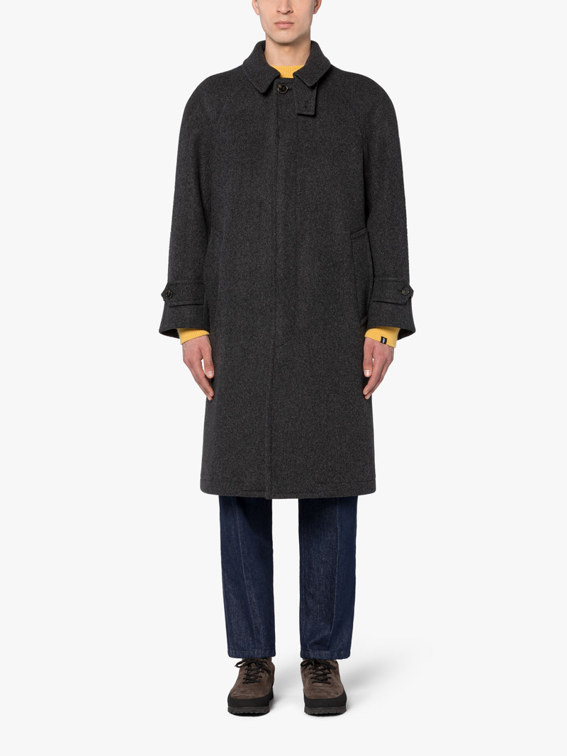 Mackintosh BOSTON GREY WOOL OVERCOAT outlook