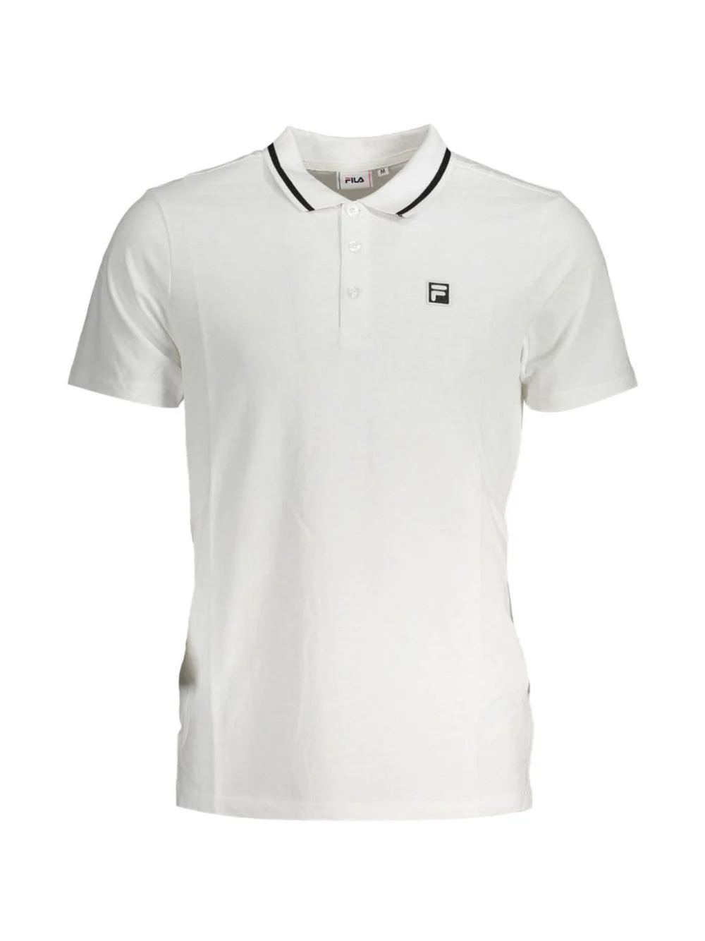 logo-patch polo shirt - 1