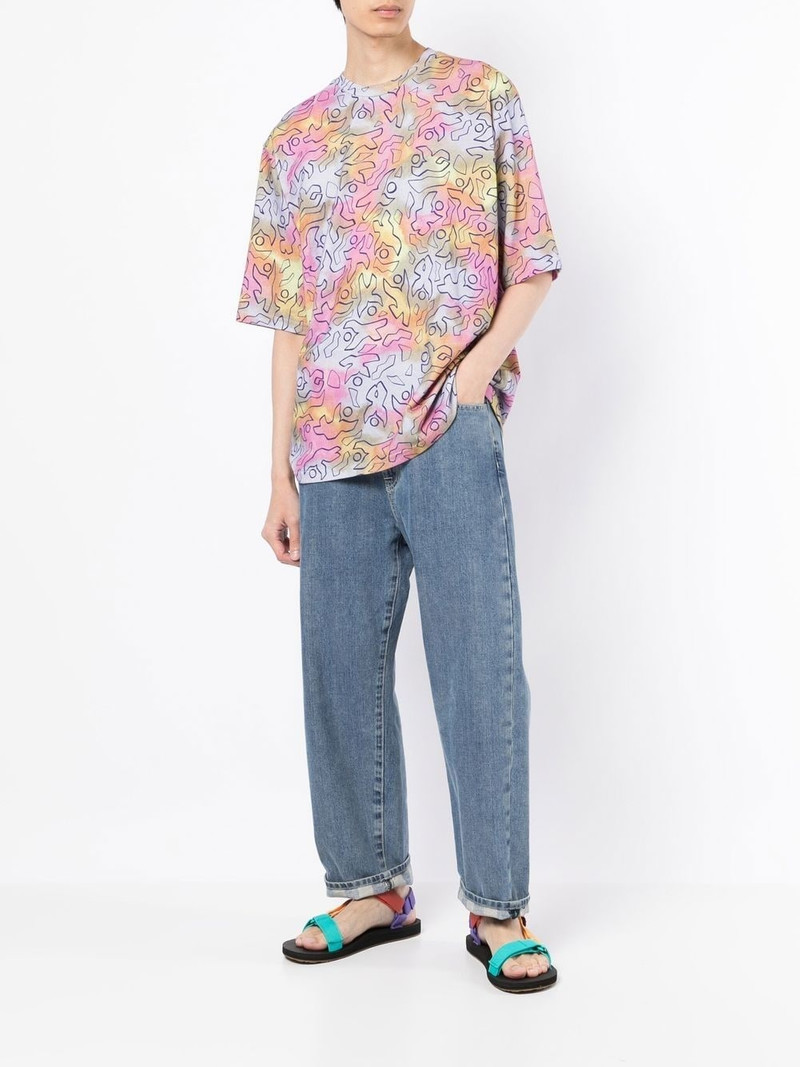 Isabel Marant tie-dye cotton T-shirt outlook