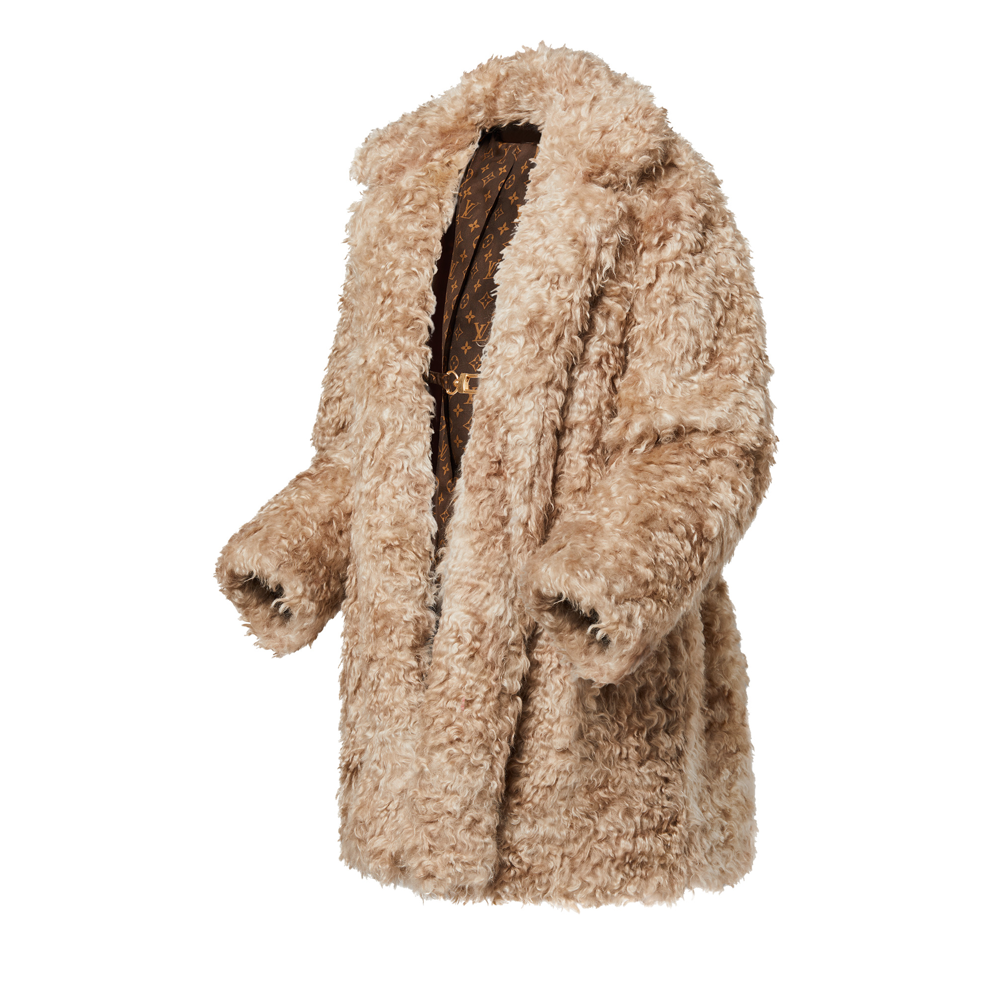 Oversized Faux Fur Coat - 2