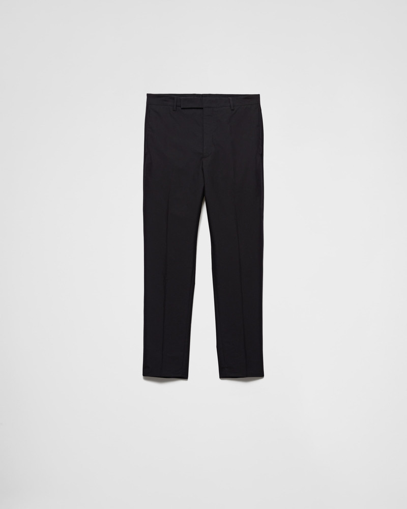 Technical cotton trousers - 1