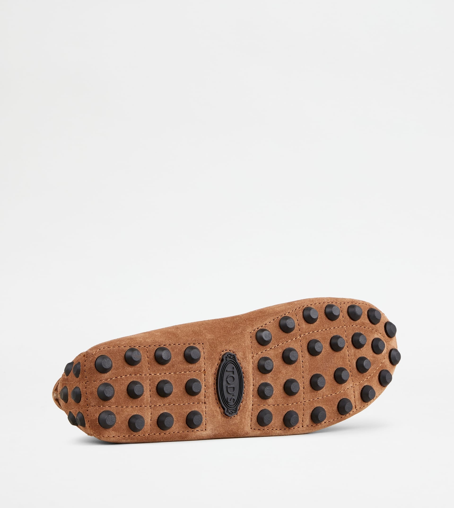 TOD'S GOMMINO BUBBLE IN SUEDE - FURRY LINING - BROWN - 4