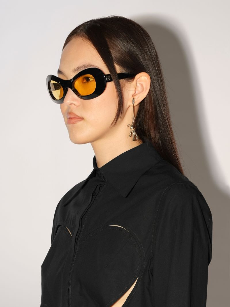 HEART SHAPED COTTON MIDI DRESS 5