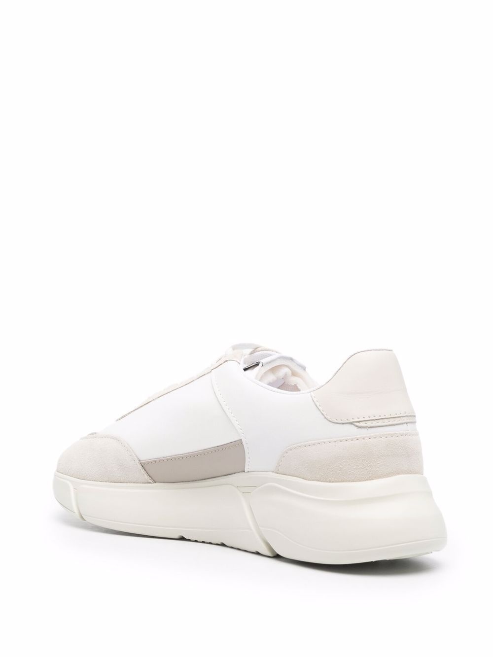 suede-panelled low-top sneakers - 3