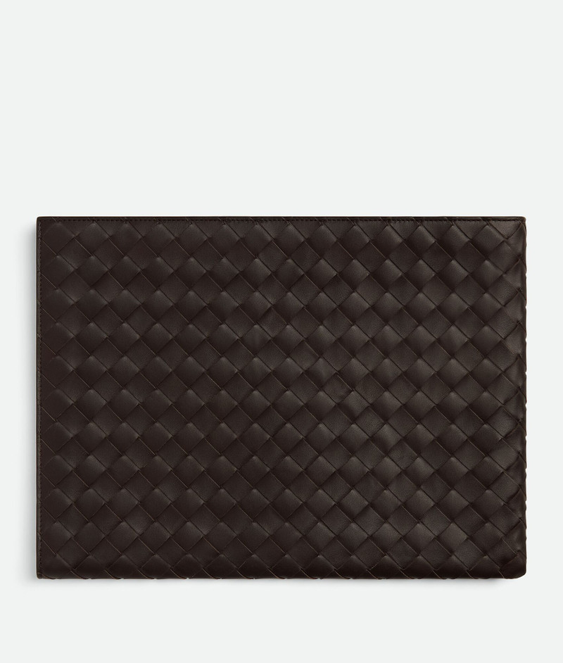 Intrecciato Half Zipped Pouch 3