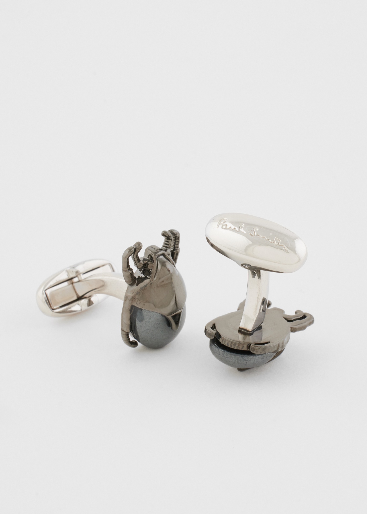 Metallic 'Beetle' Cufflinks - 2