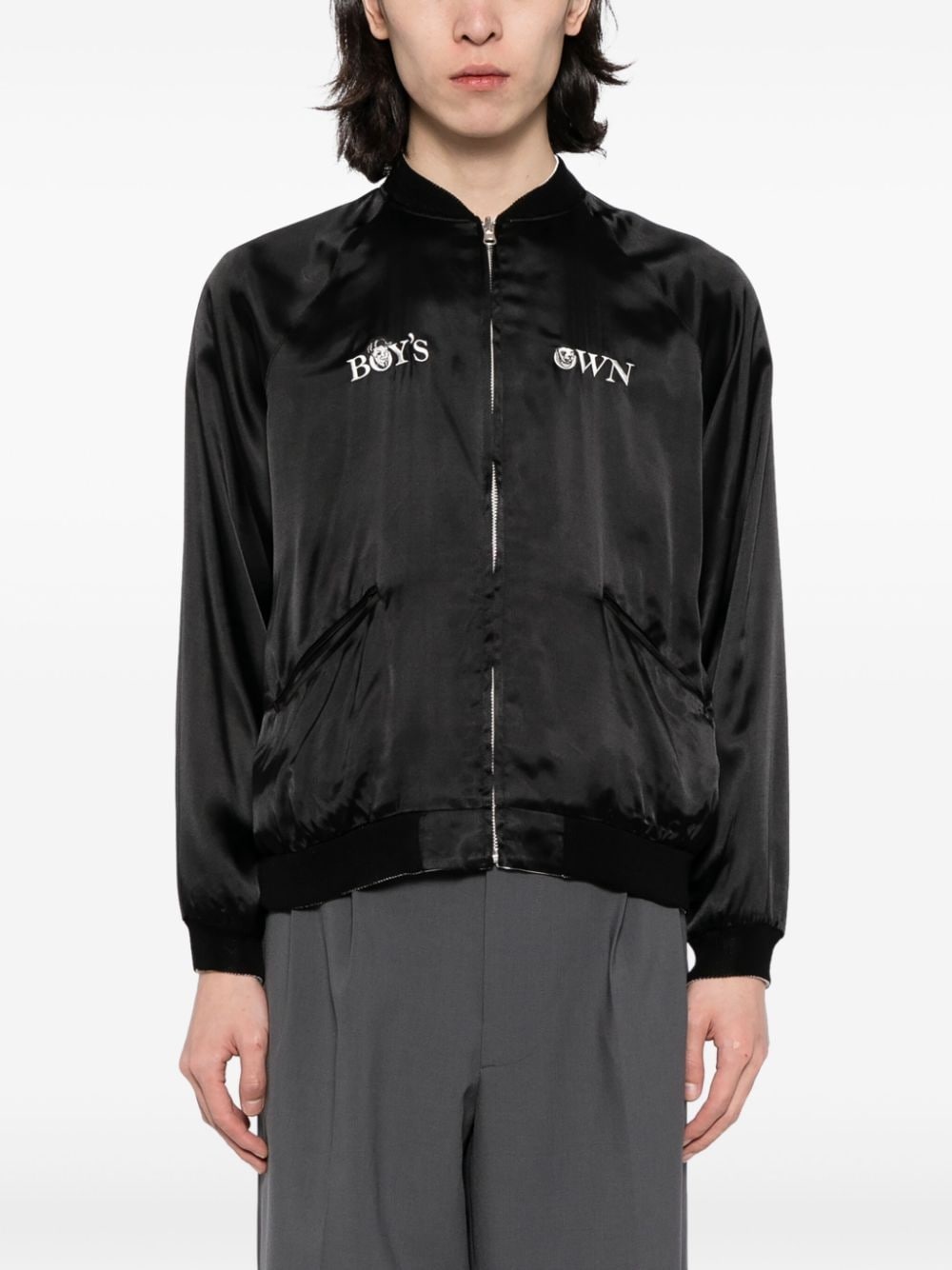 x Boy's Own embroidered bomber jacket - 3