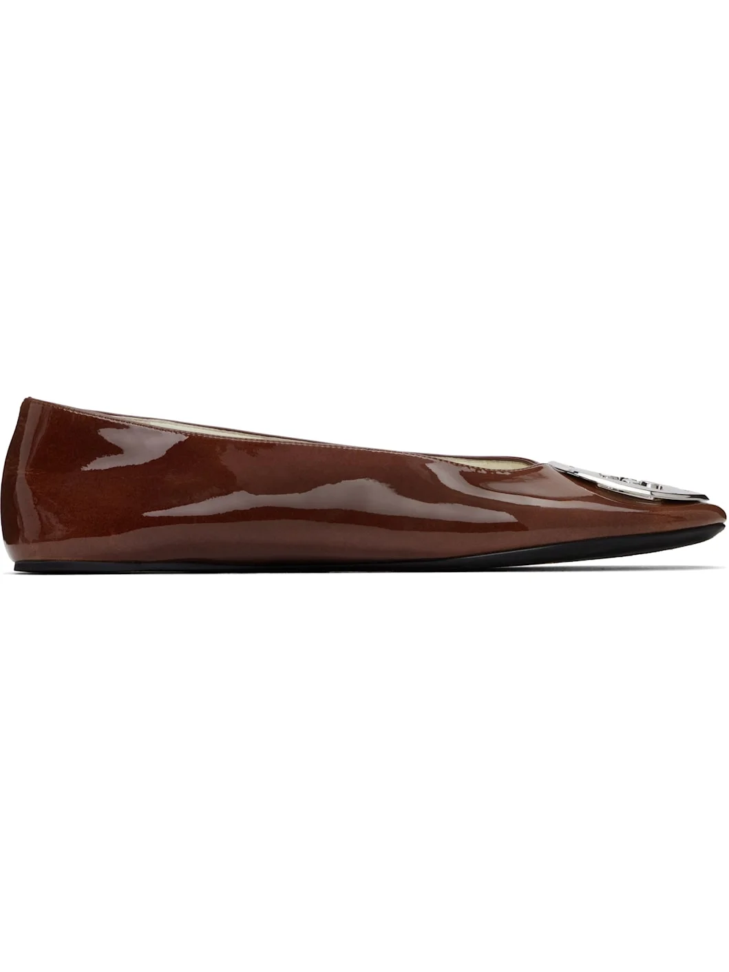 SSENSE Exclusive Brown Reva Ballerina Flats - 1