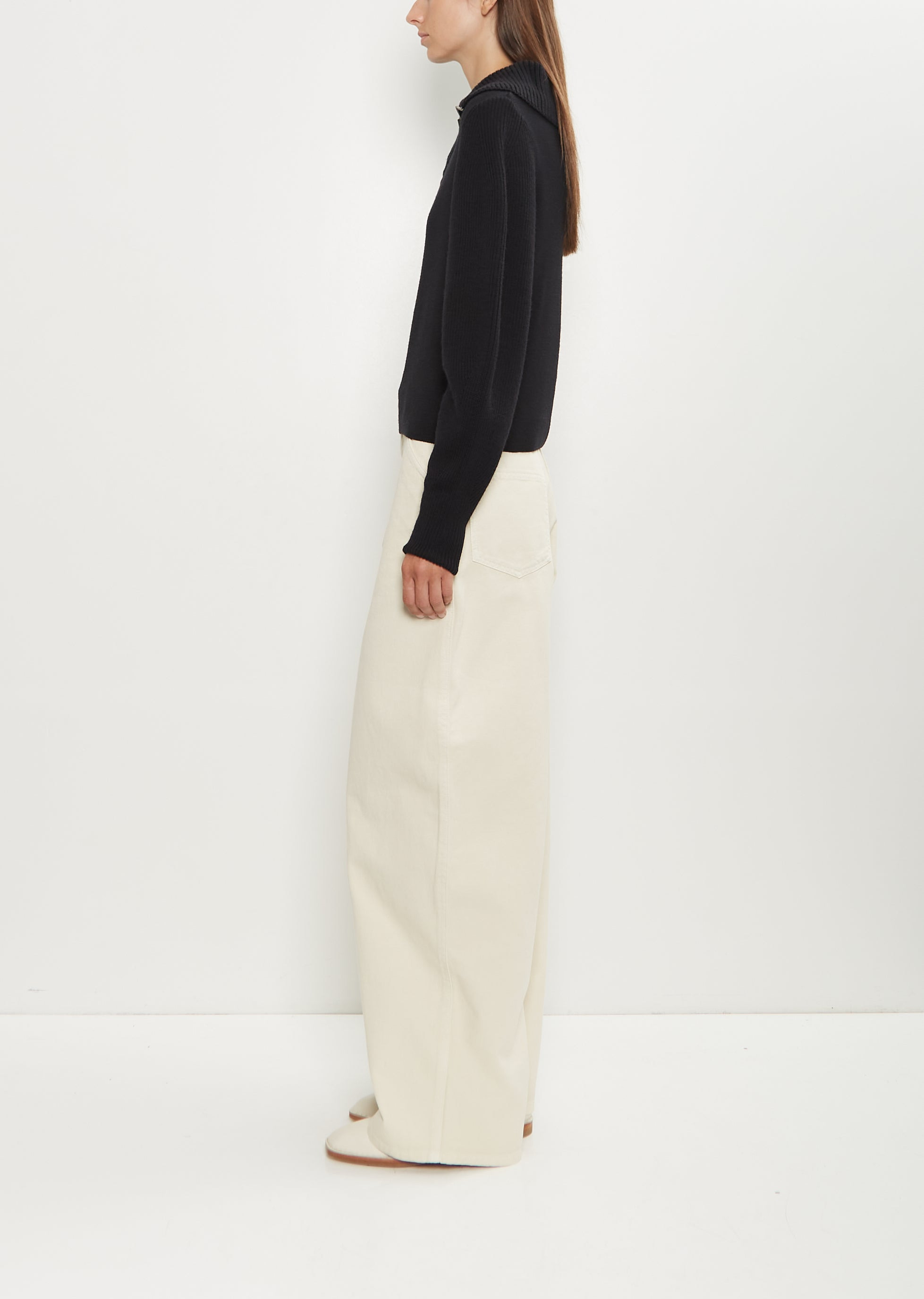 Zipped Wool Sweater - 2